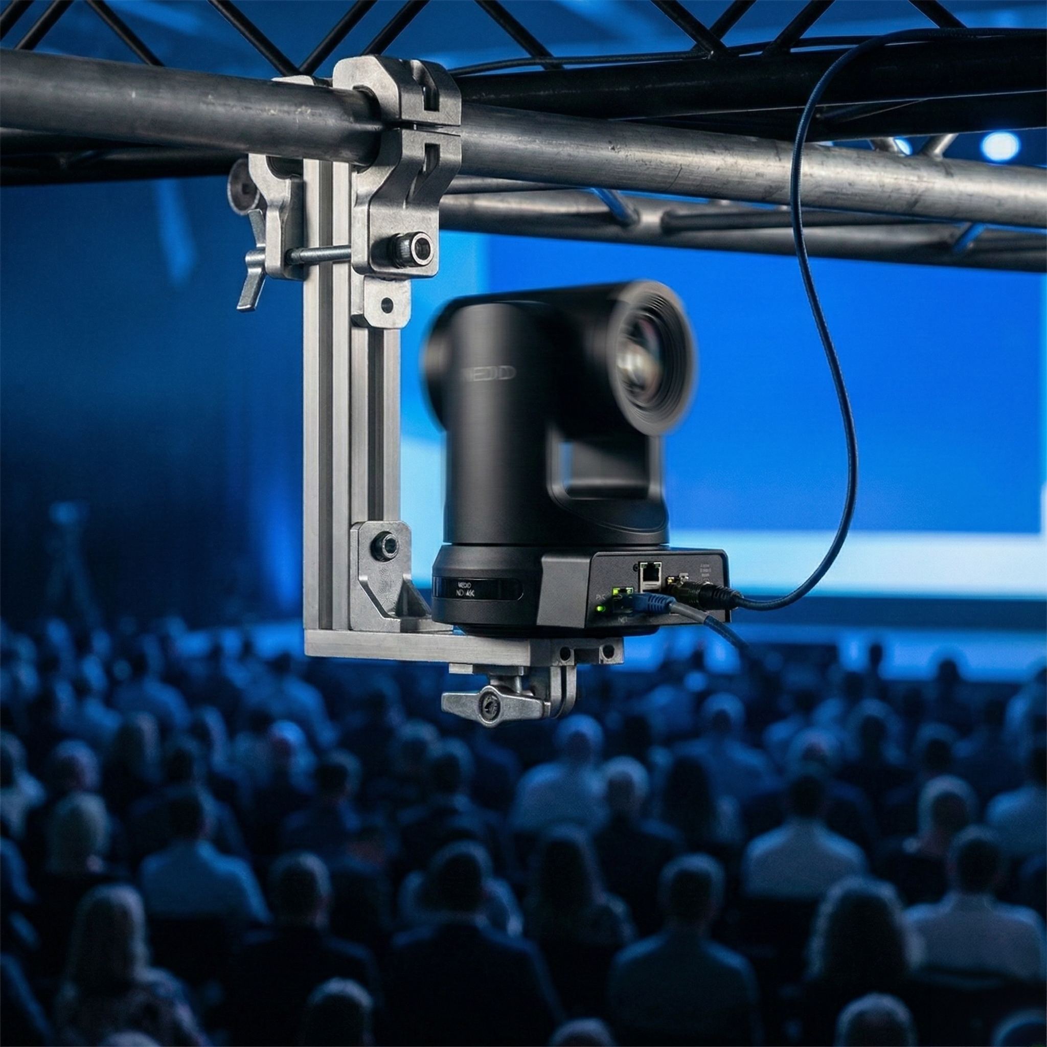 Câmera PTZ em ação — detalhe 1