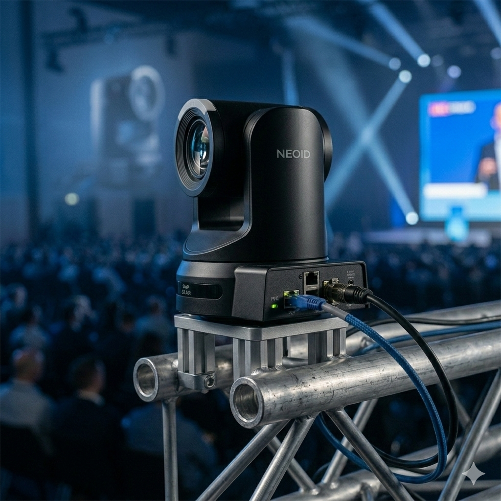 Câmera PTZ — setup